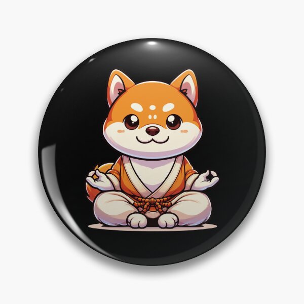 Item preview, Shiba Inu Meditating designed and sold by DivineMovement.