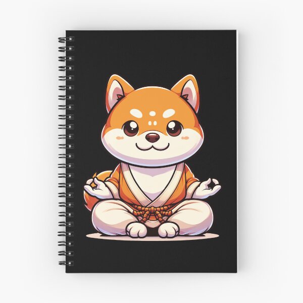 Item preview, Shiba Inu Meditating designed and sold by DivineMovement.
