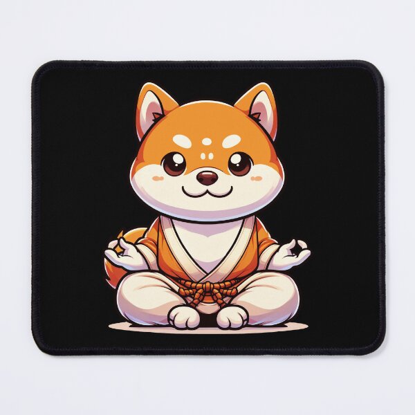 Item preview, Shiba Inu Meditating designed and sold by DivineMovement.