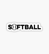Softball ~ Sports Fitness Runner Sticker