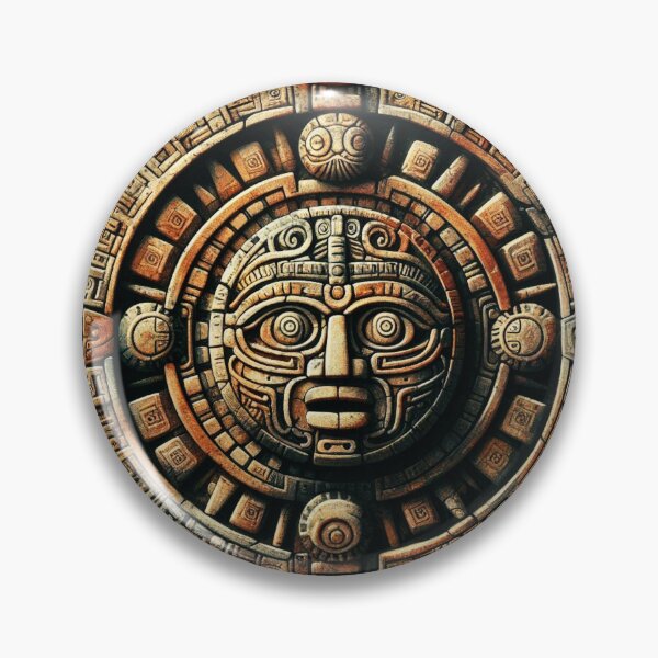 Item preview, Aztec Sun Stone Calendar Mystical Symbol Art T-Shirt designed and sold by GalleryArcanum.