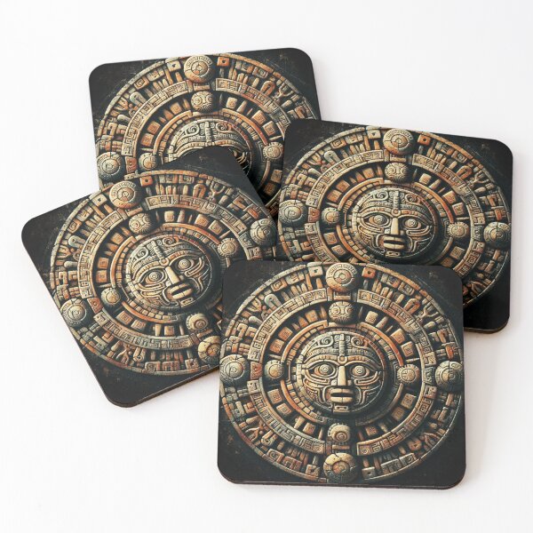 Item preview, Aztec Sun Stone Calendar Mystical Symbol Art T-Shirt designed and sold by GalleryArcanum.