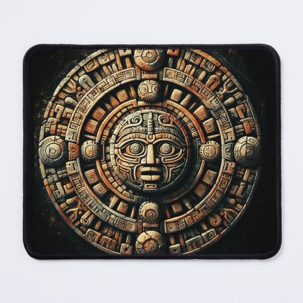 Item preview, Aztec Sun Stone Calendar Mystical Symbol Art T-Shirt designed and sold by GalleryArcanum.