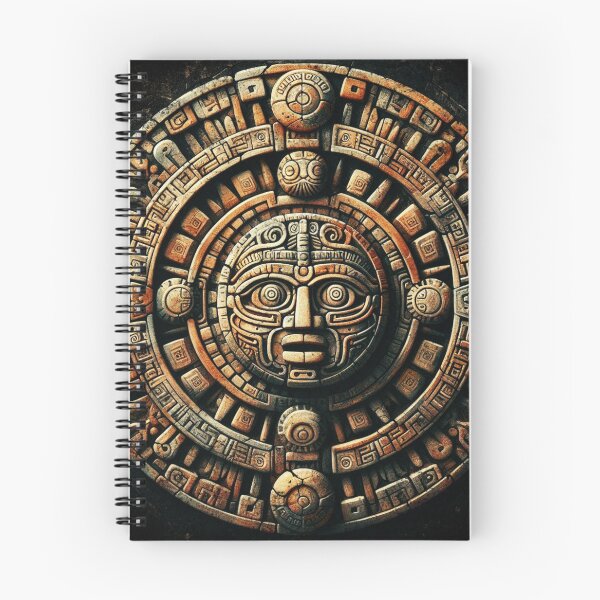 Item preview, Aztec Sun Stone Calendar Mystical Symbol Art T-Shirt designed and sold by GalleryArcanum.