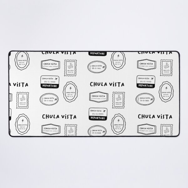 Item preview, Chula Vista - Travel Stamp Collection | Vintage Design | Nostalgic designed and sold by RM-Journey.