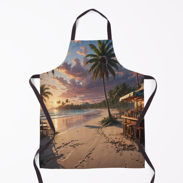 Item preview, A beautiful shot of a tropical beach at sunset designed and sold by KING TK.