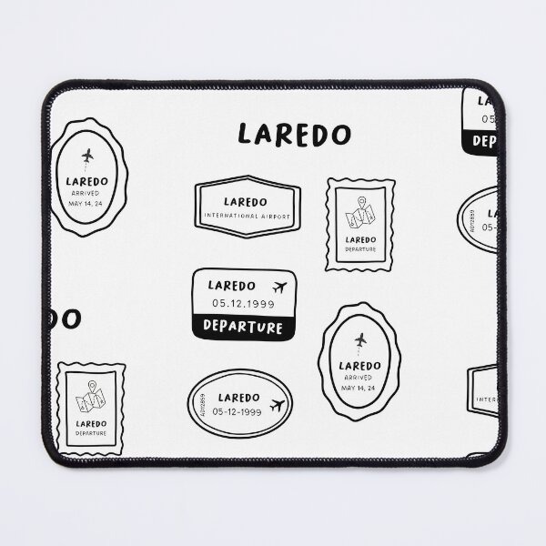 Item preview, Laredo - Travel Stamp Collection | Vintage Design | Nostalgic designed and sold by RM-Journey.