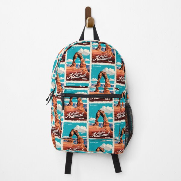 Item preview, Arches National Park Postcard Vintage Retro Travel designed and sold by TravelPostcardGems.