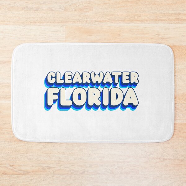 Item preview, Clearwater Florida (Retro Ocean) designed and sold by Whackadoodletee.