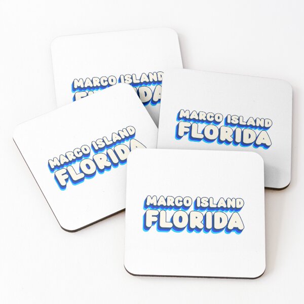 Item preview, Marco Island Florida (Azul) designed and sold by Whackadoodletee.