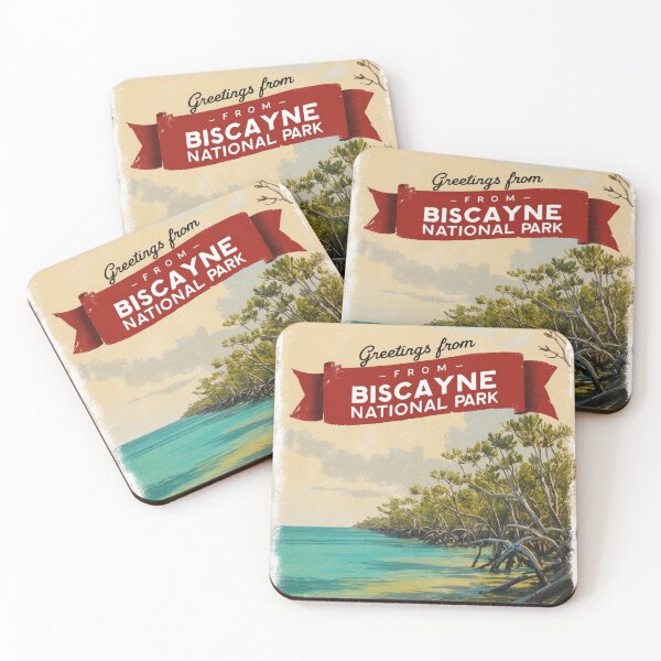 Item preview, Biscayne National Park Postcard Vintage Retro Travel designed and sold by TravelPostcardGems.