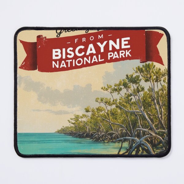 Item preview, Biscayne National Park Postcard Vintage Retro Travel designed and sold by TravelPostcardGems.