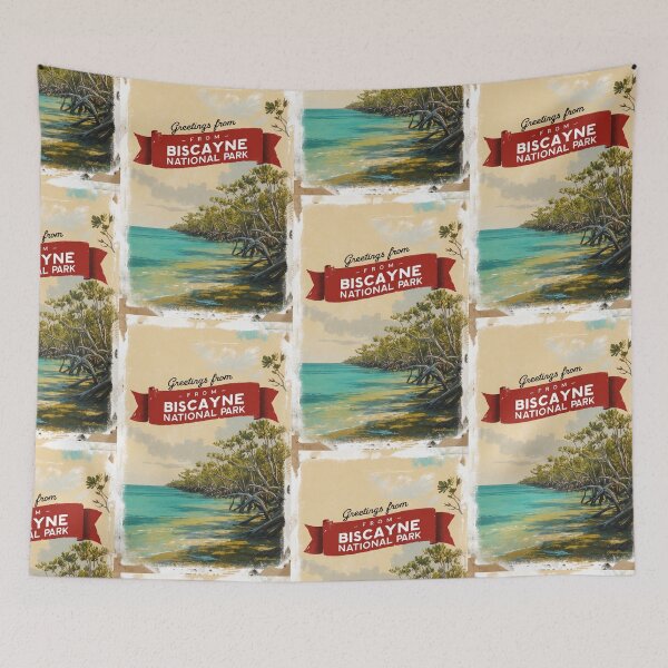 Item preview, Biscayne National Park Postcard Vintage Retro Travel designed and sold by TravelPostcardGems.