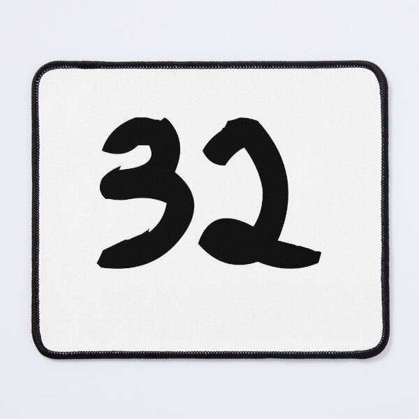 Item preview, 32, thirty-two, black, ninja designed and sold by Numbers-Art.