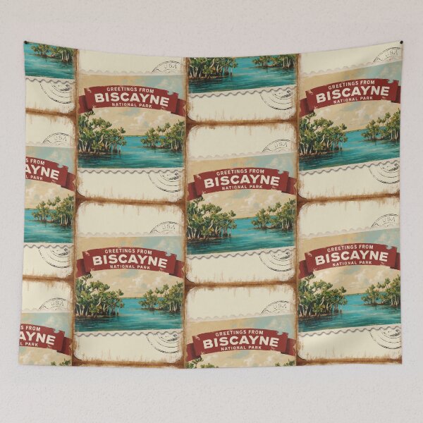 Item preview, Biscayne National Park Postcard Vintage Retro Travel designed and sold by TravelPostcardGems.