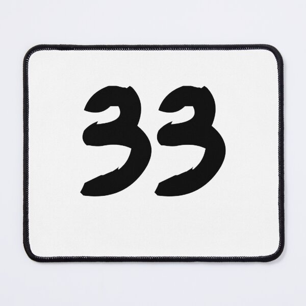Item preview, 33, thirty-three, black, ninja designed and sold by Numbers-Art.