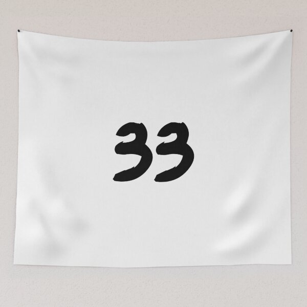 Item preview, 33, thirty-three, black, ninja designed and sold by Numbers-Art.