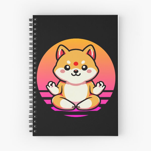 Item preview, Shiba Inu Meditating Dog Puppy Yoga designed and sold by DivineMovement.