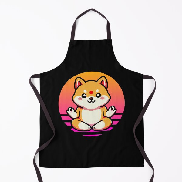 Item preview, Shiba Inu Meditating Dog Puppy Yoga designed and sold by DivineMovement.