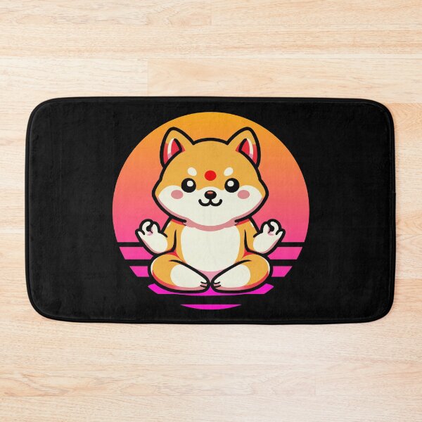Item preview, Shiba Inu Meditating Dog Puppy Yoga designed and sold by DivineMovement.