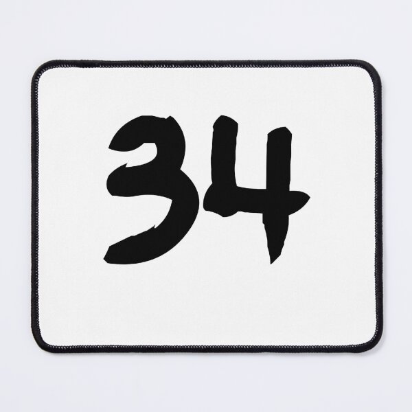 Item preview, 34, thirty-four, black, ninja designed and sold by Numbers-Art.