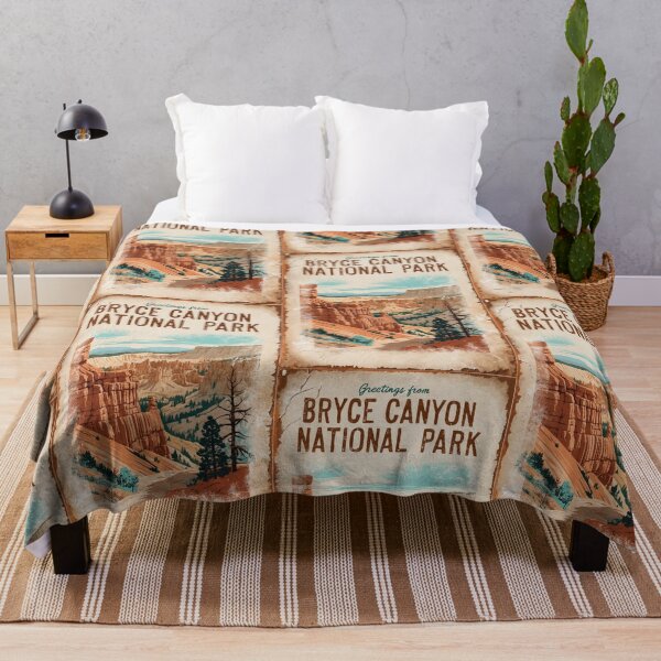 Item preview, Postal del Parque Nacional Bryce Canyon Viajes retro vintage designed and sold by TravelPostcardGems.