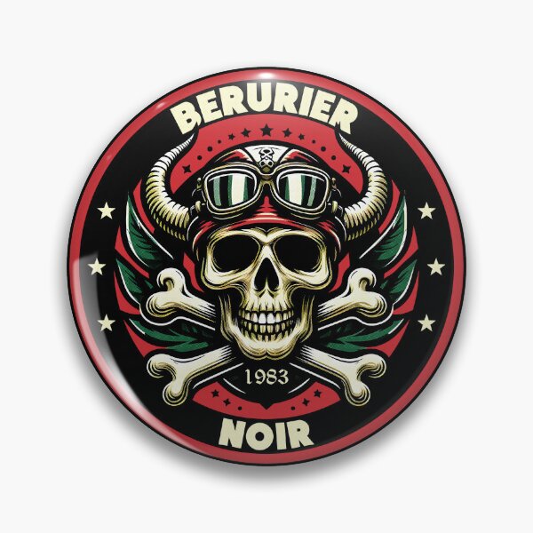 Item preview, Berurier Noir Skull - 1983 designed and sold by vanzone-studio.