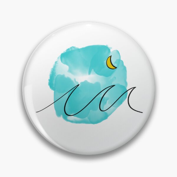 Item preview, A moon over waves simple designed and sold by AdventuresOy.