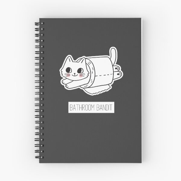 Item preview, Bathroom bandit #CatGifts #CatLady #CatMom #CatDad #CatLife designed and sold by Anna Halasek.