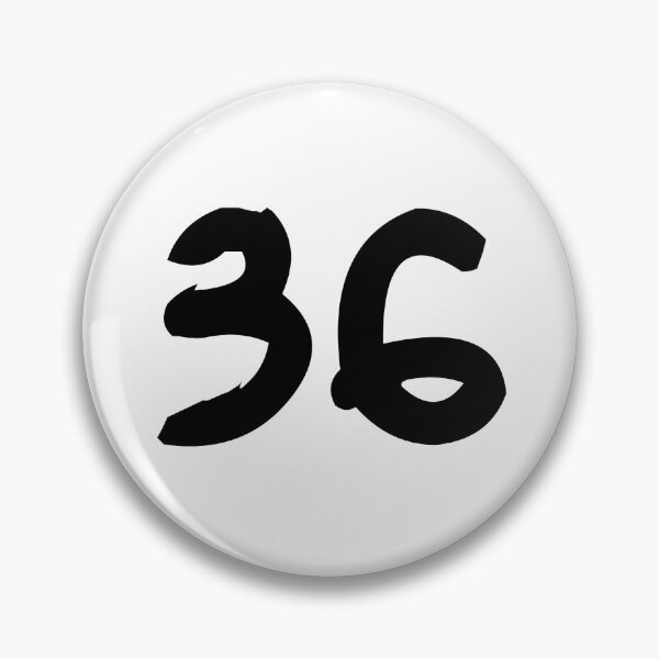Item preview, 36, thirty-six, black, ninja designed and sold by Numbers-Art.