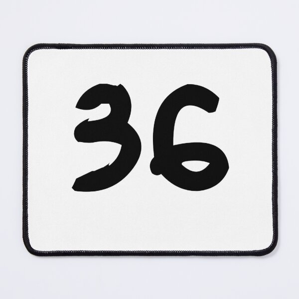 Item preview, 36, thirty-six, black, ninja designed and sold by Numbers-Art.