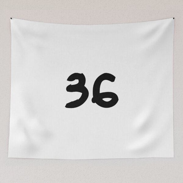 Item preview, 36, thirty-six, black, ninja designed and sold by Numbers-Art.