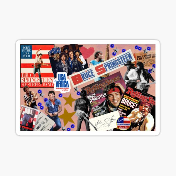 Item preview, Bruce Springsteen Collage designed and sold by MarshallArts42.