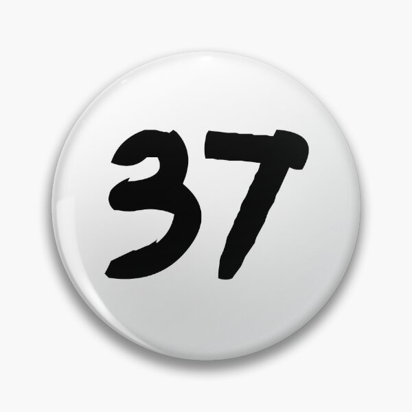 Item preview, 37, thirty-seven, black, ninja designed and sold by Numbers-Art.