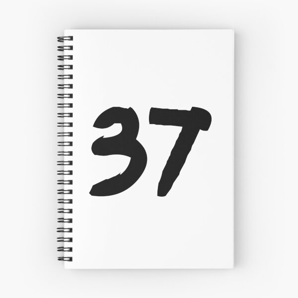 Item preview, 37, thirty-seven, black, ninja designed and sold by Numbers-Art.