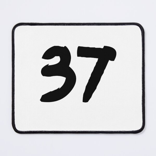 Item preview, 37, thirty-seven, black, ninja designed and sold by Numbers-Art.