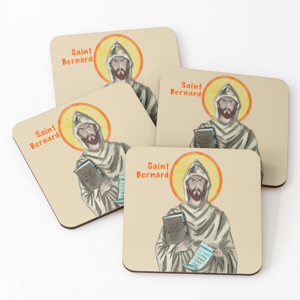 Item preview, Saint Bernard of Clairvaux Abbot designed and sold by HappyRandomArt.