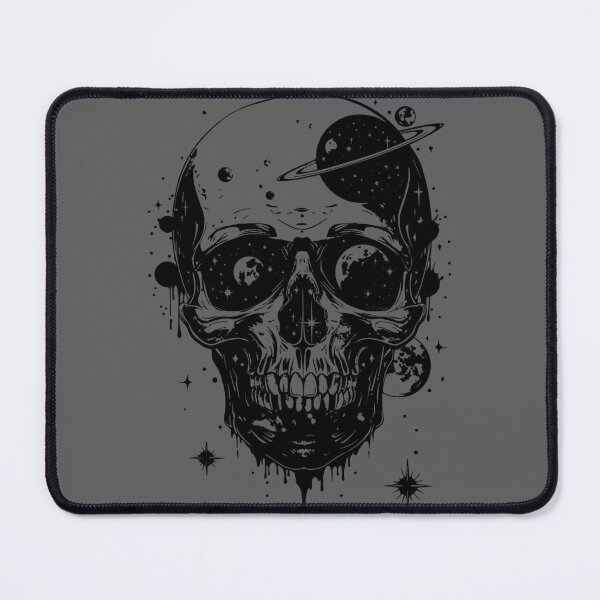 Item preview, galaxy Space Skull designed and sold by PandaKunst.