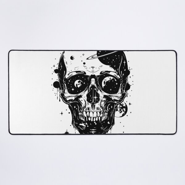 Item preview, galaxy Space Skull designed and sold by PandaKunst.