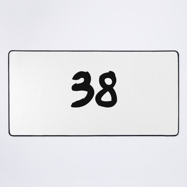 Item preview, 38, thirty-eight, black, ninja designed and sold by Numbers-Art.