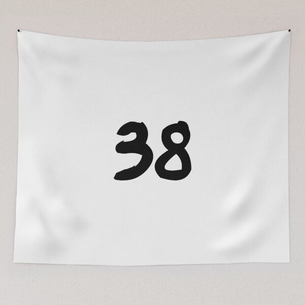 Item preview, 38, thirty-eight, black, ninja designed and sold by Numbers-Art.