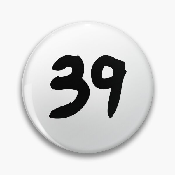Item preview, 39, thirty-nine, black, ninja designed and sold by Numbers-Art.