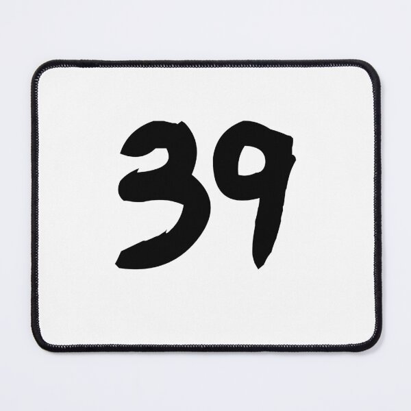 Item preview, 39, thirty-nine, black, ninja designed and sold by Numbers-Art.