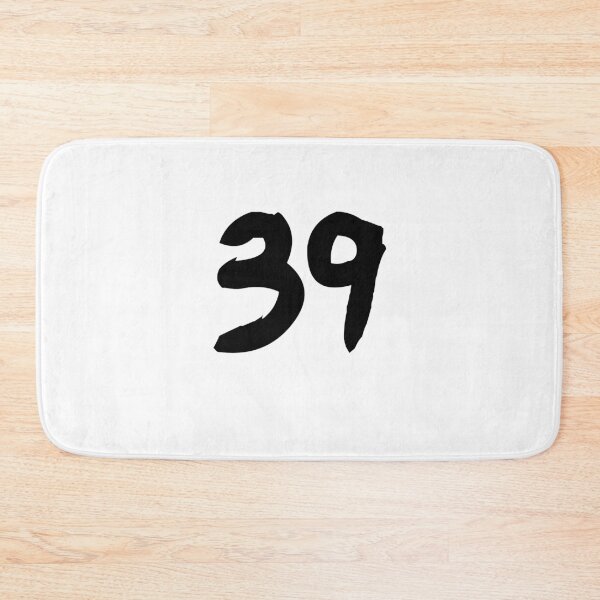 Item preview, 39, thirty-nine, black, ninja designed and sold by Numbers-Art.