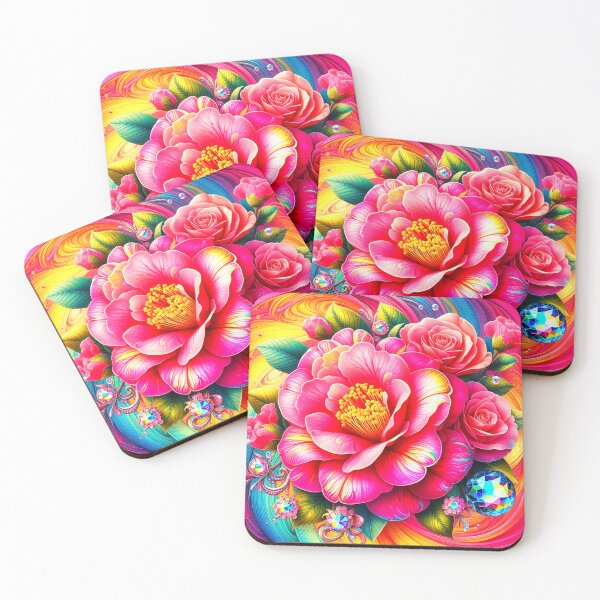 Item preview, Japanese Camellias designed and sold by connie campbell.