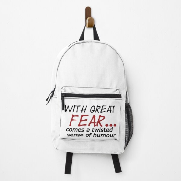 Item preview, With Great Fear Comes A Twisted Sense of Humour designed and sold by Enter-The-Darkside.