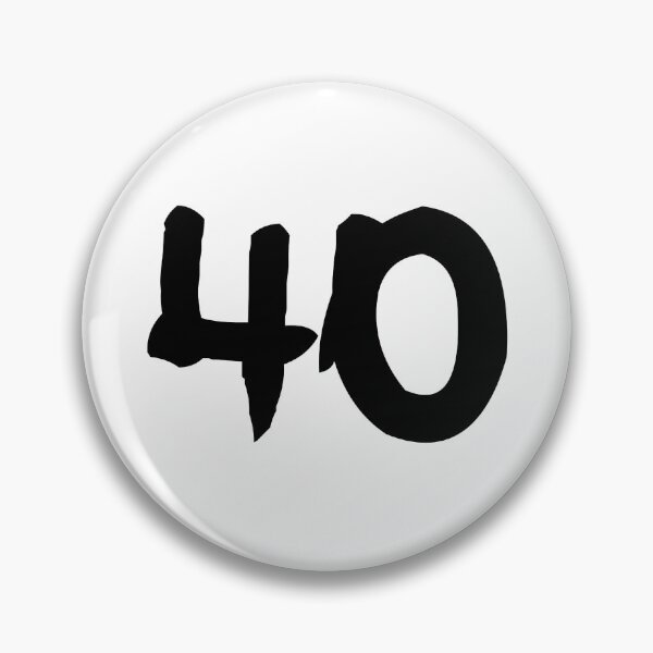 Item preview, 40, forty, black, ninja designed and sold by Numbers-Art.