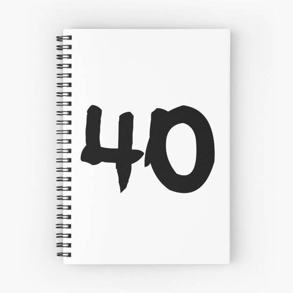 Item preview, 40, forty, black, ninja designed and sold by Numbers-Art.