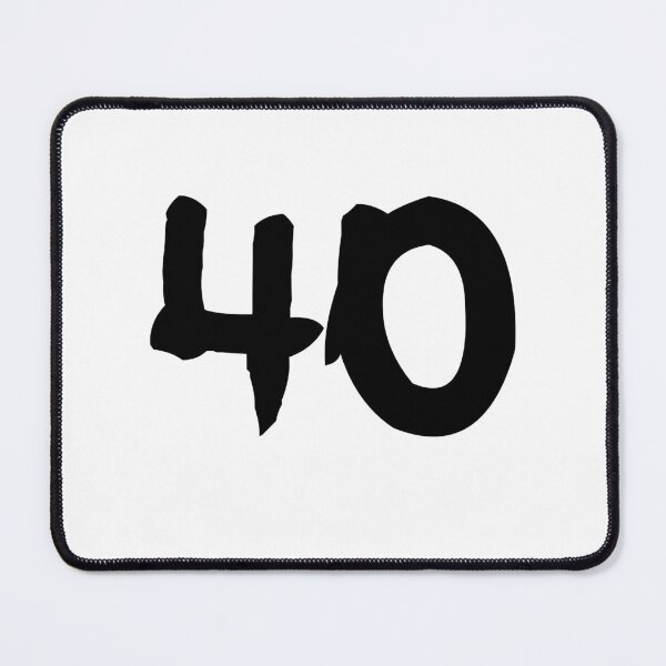Item preview, 40, forty, black, ninja designed and sold by Numbers-Art.