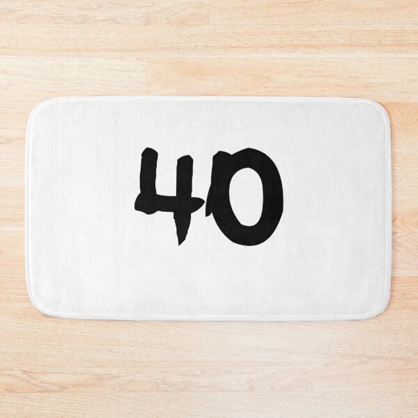 Item preview, 40, forty, black, ninja designed and sold by Numbers-Art.